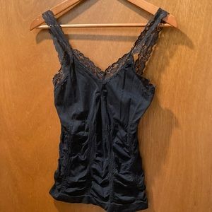 F&F Midnight Black Lace Shapewear Camisole